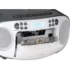 Kaasaskantav boombox Reflexion RCR2260DAB valge/hall DAB+/FM-tuuneriga ja CD-mängijaga