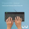 R-Go Tools Ergonoomiline klaviatuur R-Go Compact Break, kompaktne klaviatuur pausitarkvaraga, QWERTZ (DE), juhtmega, must