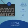 R-Go Tools Ergonoomiline klaviatuur R-Go Compact Break, kompaktne klaviatuur pausitarkvaraga, QWERTZ (DE), juhtmega, must