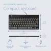 R-Go Tools Ergonoomiline klaviatuur R-Go Compact Break, kompaktne klaviatuur pausitarkvaraga, QWERTZ (DE), juhtmega, must
