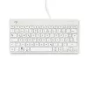 R-Go Tools Ergonoomiline klaviatuur R-Go Compact Break, kompaktne klaviatuur pausitarkvaraga, QWERTZ (DE), juhtmega, valge