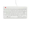 R-Go Tools Ergonoomiline klaviatuur R-Go Compact Break, kompaktne klaviatuur pausitarkvaraga, QWERTZ (DE), juhtmega, valge