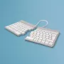 R-Go Tools Ergonoomiline klaviatuur R-Go Split Break koos pausitarkvaraga, ergonoomiline poolitatud klaviatuur, QWERTZ (DE), Bluetooth, valge