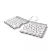 R-Go Tools Ergonoomiline klaviatuur R-Go Split Break koos pausitarkvaraga, ergonoomiline poolitatud klaviatuur, QWERTZ (DE), Bluetooth, valge