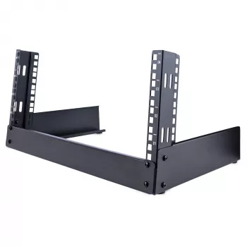 StarTech.com 2-Post 4U Desktop Server Rack, Small Open Frame 19in Computer Rack, Compact võrk Rack for AV / Studio / Data / IT Equipment - Free Standing Two-Post Home/Office Rack