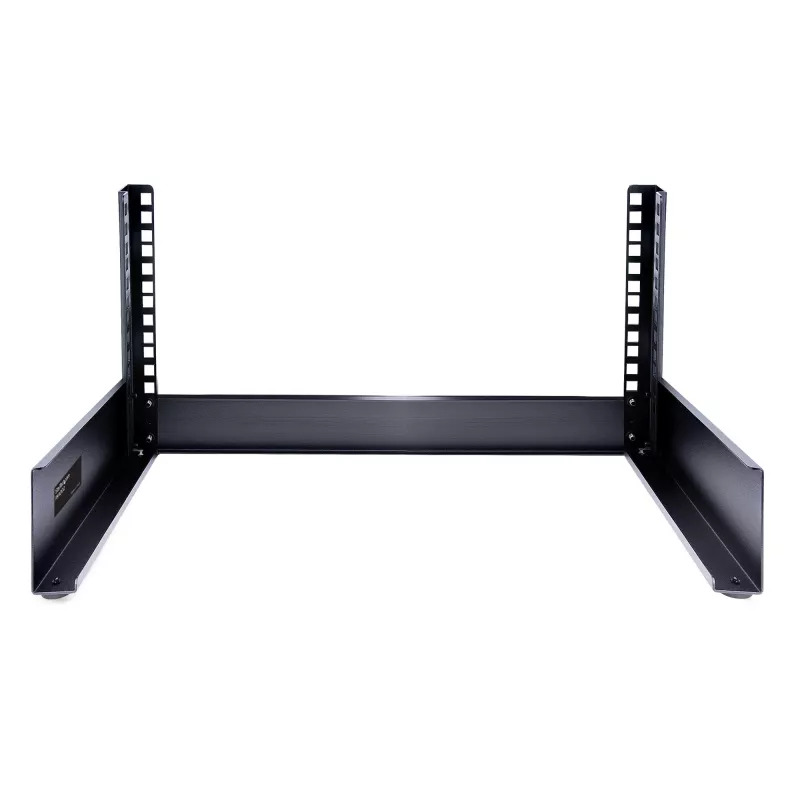 StarTech.com 2-Post 4U Desktop Server Rack, Small Open Frame 19in Computer Rack, Compact võrk Rack for AV / Studio / Data / IT Equipment - Free Standing Two-Post Home/Office Rack