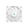 Kõik-ühes vedelikjahutus DeepCool LE520 WH — 120 mm ventilaator, 220 W TDP, valge, toetab LGA 1150/1151/1155/1200/1700 ja AM4/AM5