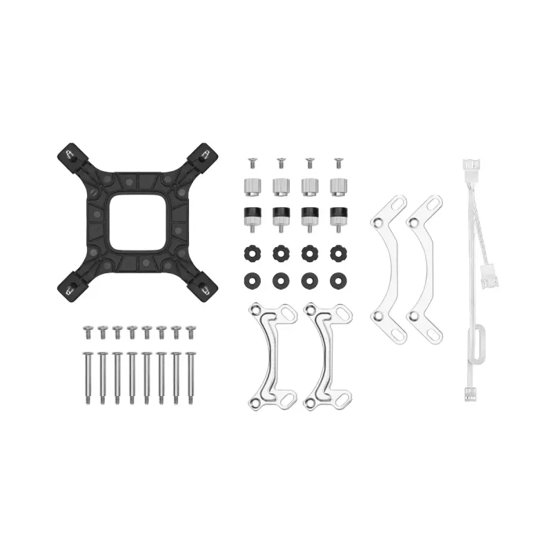 Kõik-ühes vedelikjahutus DeepCool LE520 WH — 120 mm ventilaator, 220 W TDP, valge, toetab LGA 1150/1151/1155/1200/1700 ja AM4/AM5