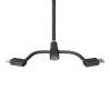 StarTech.com 3.3ft (1m) vastupidav USB mitmiklaadimiskaabel, USB Lightning/Mikro-USB/USB-C, Apple MFi sertifitseeritud, aramiidkatt, universaalne 3-in-1 USB laadimisjuhe iPhone'i/iPadi/Androidi jaoks