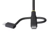 StarTech.com 3.3ft (1m) vastupidav USB mitmiklaadimiskaabel, USB Lightning/Mikro-USB/USB-C, Apple MFi sertifitseeritud, aramiidkatt, universaalne 3-in-1 USB laadimisjuhe iPhone'i/iPadi/Androidi jaoks