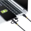 StarTech.com 3.3ft (1m) vastupidav USB mitmiklaadimiskaabel, USB Lightning/Mikro-USB/USB-C, Apple MFi sertifitseeritud, aramiidkatt, universaalne 3-in-1 USB laadimisjuhe iPhone'i/iPadi/Androidi jaoks
