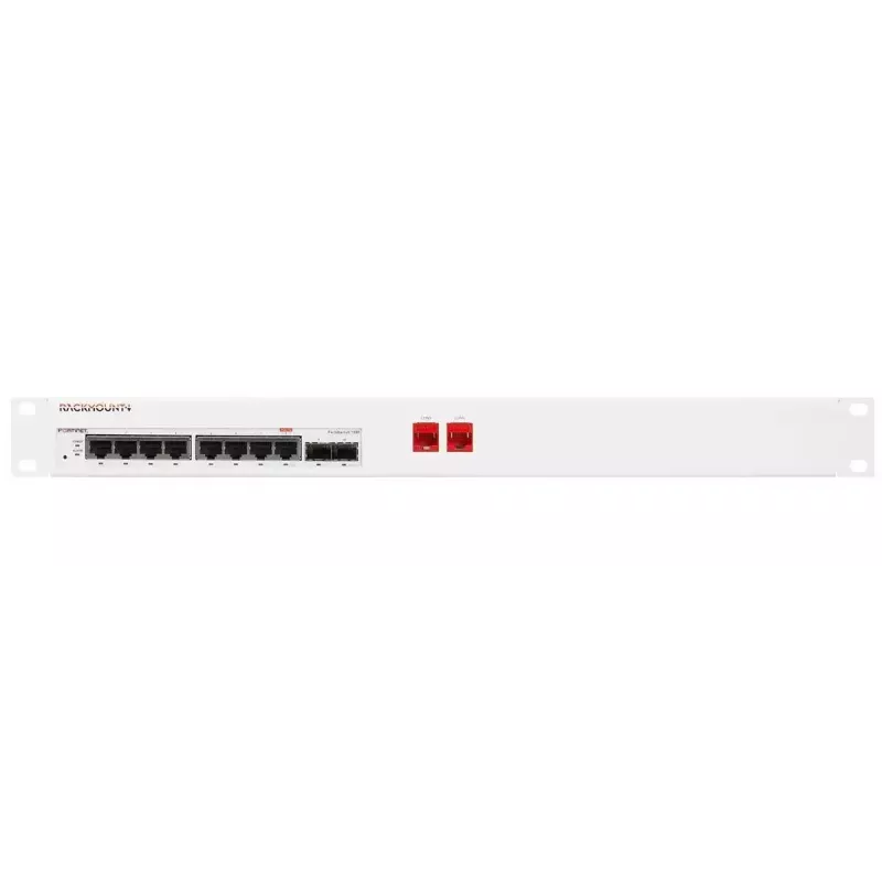 Paigalduskomplekt Rackmount.IT FortiSwitch 108F 1U valge