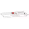 Paigalduskomplekt Rackmount.IT FortiSwitch 108F 1U valge