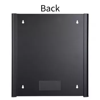 Seinale paigaldatav rack LOGON RWM12U45BL 12U Must võtmega lukustus kaabeldus