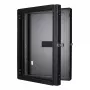Seinale paigaldatav rack LOGON RWMD16UBL 16U Must 80 kg kandevõime