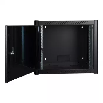 Seinale paigaldatav rack LOGON RWP09U45BL 9U must võtmega lukustatav