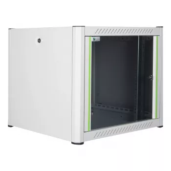 LOGON RWP09U56WH seinale paigaldatav rack 9U valge võtmelukuga