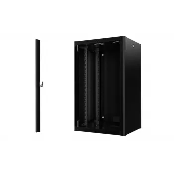 Seinale paigaldatav riiul Lanview RWP20U56BL 20U IP20 Must