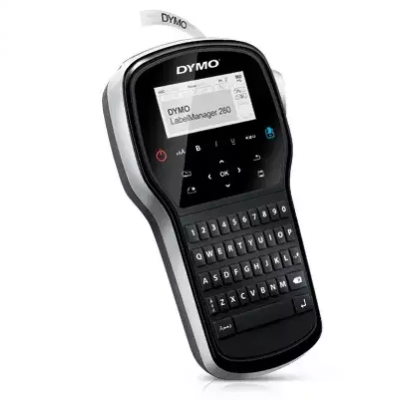 Dymo LabelManager 280 etiketiprinter — termoülekanne, D1-lint 6/9/12 mm, laetav, LCD, QWERTY