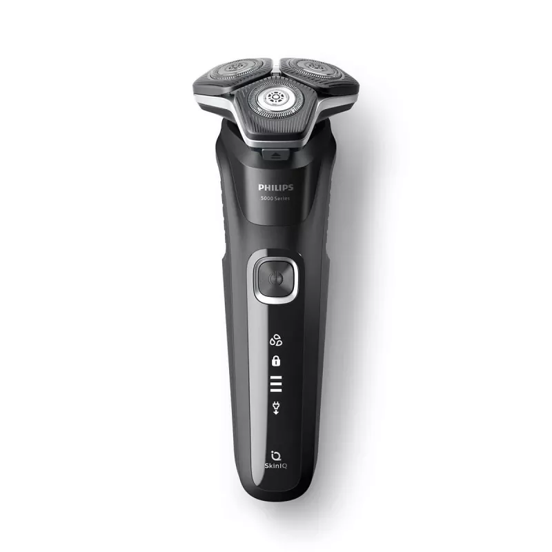 Elektripardel Philips Series 5000 S5898/35 — 3 peaga, märg ja kuiv, SteelPrecision terad, 60 min juhtmevaba