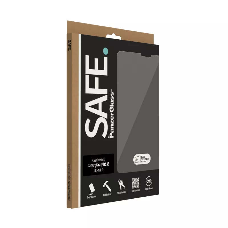 Ekraanikaitse PanzerGlass SAFE. Samsung Galaxy Tab A8 Ultra-Wide Fit karastatud klaas