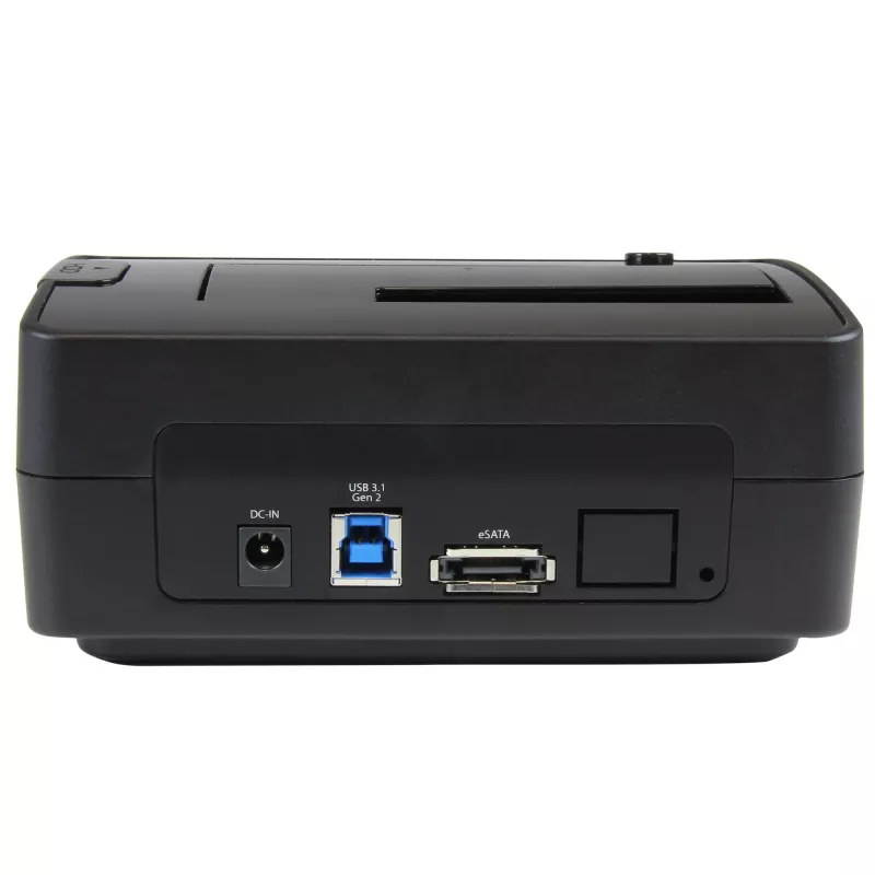StarTech.com Single Bay USB 3.1 / eSATA to SATA kõvaketta dokkimisjaam, USB 3.1 (10 Gbps) kõvaketta dokk, väline 2,5/3,5-tolline SATA III HDD/SSD dokkimisjaam, ülalt laetav kõvaketta pesa