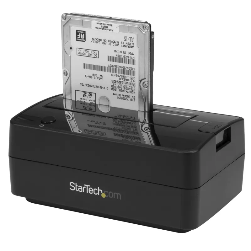 StarTech.com Single Bay USB 3.1 / eSATA to SATA kõvaketta dokkimisjaam, USB 3.1 (10 Gbps) kõvaketta dokk, väline 2,5/3,5-tolline SATA III HDD/SSD dokkimisjaam, ülalt laetav kõvaketta pesa