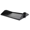StarTech.com 2U serveririiuli riiul, tsentraalselt paigaldatav universaalne ventileeritav riiulikonsool 19 inch võrguseadmete riiulile, tugev teras, 200 naela kandevõime, 14 inch sügav, must