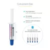 StarTech.com Termopasta, 5 tk taassuletavat süstalt (1,5 g/tk), metalloksiidühend, protsessori jahutusradiaatori termomääre
