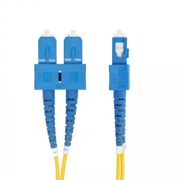 StarTech.com 3m (9.8ft) SC to SC (UPC) OS2 Single Mode Duplex fiiberoptiline kaabel, 9/125µm, 40G/100G Zipcord, paindeline, madala sisestuskadudega - LSZH fiiberoptiline hüppaja