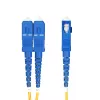 StarTech.com 3m (9.8ft) LC to SC (UPC) OS2 Single Mode Duplex Fiber Optic kaabel, 9/125µm, 100G, Bend Insensitive, Low Insertion Loss - LSZH Fiber Jumper Cord