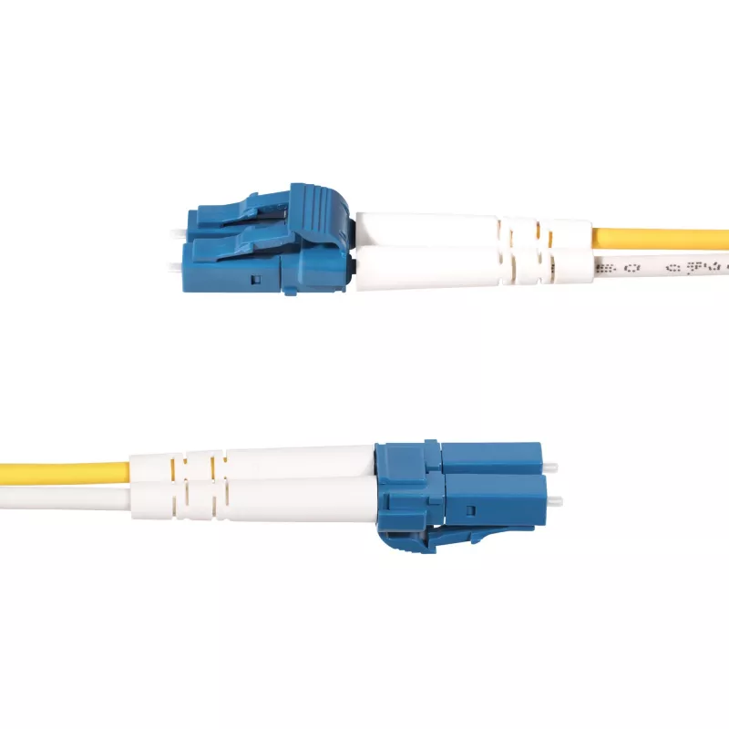 StarTech.com 3m (9.8ft) LC to SC (UPC) OS2 Single Mode Duplex Fiber Optic kaabel, 9/125µm, 100G, Bend Insensitive, Low Insertion Loss - LSZH Fiber Jumper Cord