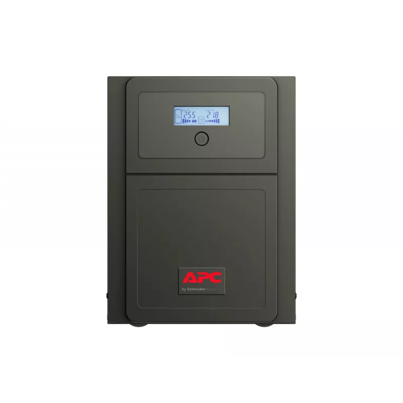 APC Easy UPS 1 Ph Line Interactive, 2000VA, Tower, 230V, 6 IEC C13 pistikupesa, AVR, kuivkontakt, LCD, ilma võrgukaardi toeta