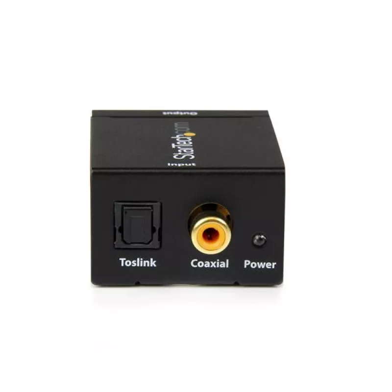 StarTech.com SPDIF digitaalne koaksiaal- või Toslink-optiline stereo-RCA-heli muundur