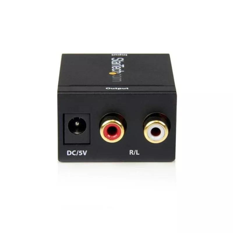 StarTech.com SPDIF digitaalne koaksiaal- või Toslink-optiline stereo-RCA-heli muundur