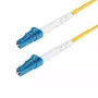 StarTech.com 1m (3.3ft) LC to LC (UPC) OS2 Single Mode Simplex Fiber Optic kaabel, 9/125µm, 40G/100G, Bend Insensitive, Low Insertion Loss - LSZH Fiber Jumper Cord
