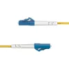 StarTech.com 1m (3.3ft) LC to LC (UPC) OS2 Single Mode Simplex Fiber Optic kaabel, 9/125µm, 40G/100G, Bend Insensitive, Low Insertion Loss - LSZH Fiber Jumper Cord