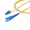 StarTech.com 1 m (3,3 jalga) LC-SC (UPC) OS2 ühemoodiline simpleks fiiberoptiline kaabel, 9/125 µm, 40G/100G, paindetundetu, madal sisestuskadu – LSZH fiiberoptiline hüppaja
