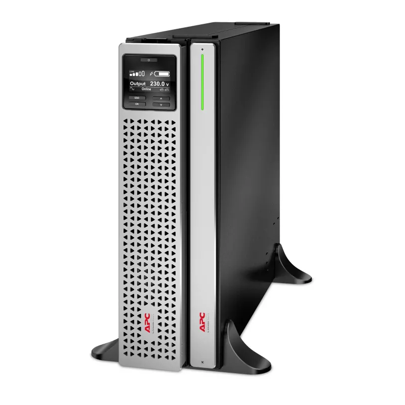 APC Smart-UPS On-Line, 1500 VA, hammastatav 3U, 230 V, 8x C13 IEC pistikupesa, SmartSlot, pikendatud tööaeg, koos siinikomplektiga, koos liitiumioon-välise akuga