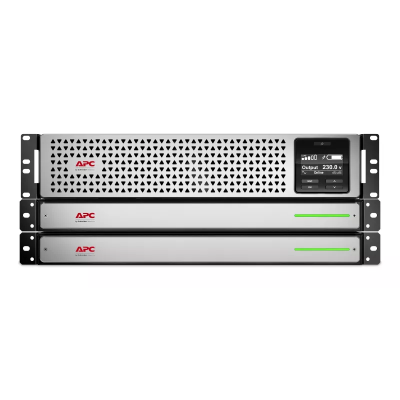 APC Smart-UPS On-Line, 1500 VA, hammastatav 3U, 230 V, 8x C13 IEC pistikupesa, SmartSlot, pikendatud tööaeg, koos siinikomplektiga, koos liitiumioon-välise akuga
