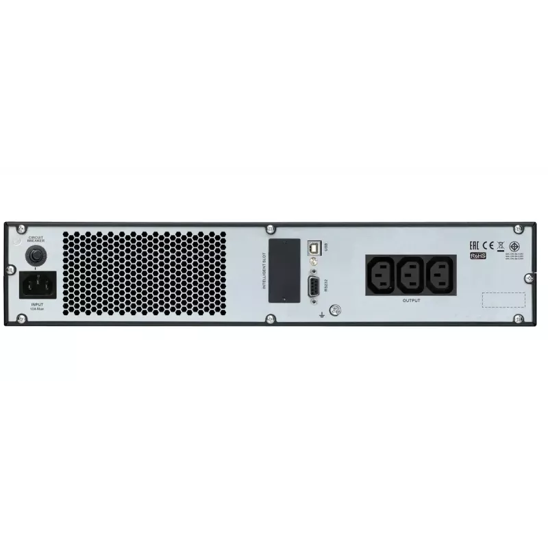 APC Easy UPS On-Line, 1000VA/800W, Rackmount 2U, 230V, 3x IEC C13 pistikupesa, Intelligent Card Slot, LCD, W/O rail kit