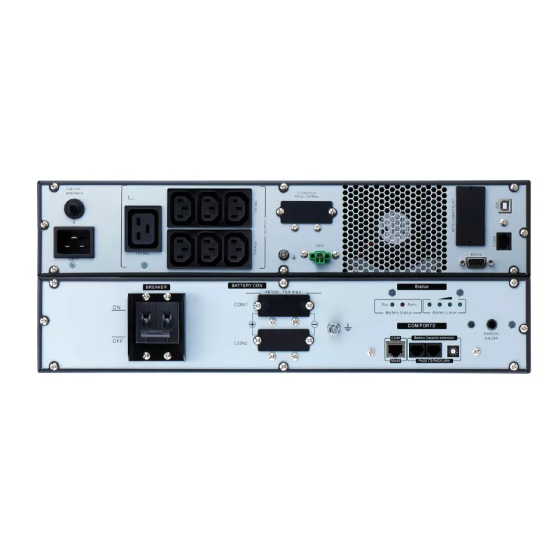 APC Easy UPS On-Line 3kVA liitiumiooniga rack/torn 4U 230V 7 pistikupesa