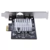 StarTech.com 1-pordiline 10Gbps PCIe võrguadapterkaart, võrgukaart arvutile/serverile, kuuekiiruseline PCIe Etherneti kaart jumbokaadri toega, NIC/LAN-liidesekaart, 10GBASE-T ja NBASE-T