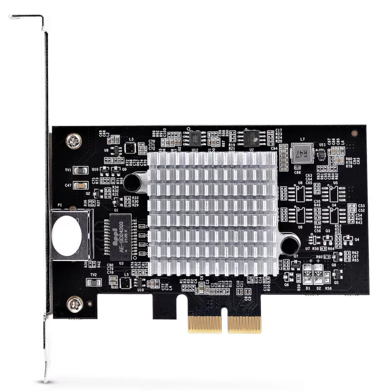 StarTech.com 1-pordiline 10Gbps PCIe võrguadapterkaart, võrgukaart arvutile/serverile, kuuekiiruseline PCIe Etherneti kaart jumbokaadri toega, NIC/LAN-liidesekaart, 10GBASE-T ja NBASE-T