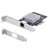 StarTech.com 1-pordiline 10Gbps PCIe võrguadapterkaart, võrgukaart arvutile/serverile, kuuekiiruseline PCIe Etherneti kaart jumbokaadri toega, NIC/LAN-liidesekaart, 10GBASE-T ja NBASE-T