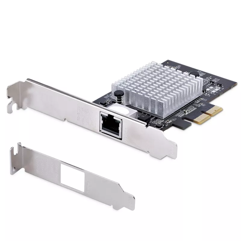 StarTech.com 1-pordiline 10Gbps PCIe võrguadapterkaart, võrgukaart arvutile/serverile, kuuekiiruseline PCIe Etherneti kaart jumbokaadri toega, NIC/LAN-liidesekaart, 10GBASE-T ja NBASE-T