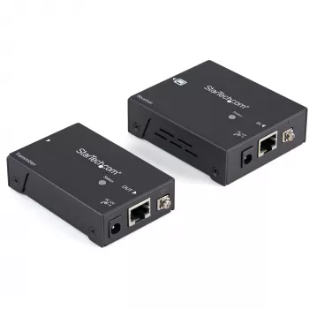 StarTech.com HDMI üle CAT5e HDBaseT pikendaja - 4K - TAA, 4096 x 2160 pikslit, AV saatja ja vastuvõtja, 100 m, Must