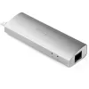 StarTech.com 3-pordiline kaasaskantav USB 3.0 jaotur ja Gigabit Ethernet - sisseehitatud kaabel~3-pordiline kaasaskantav USB 3.0 jaotur ja Gigabit Ethernet - 5 Gbps - sisseehitatud kaabel