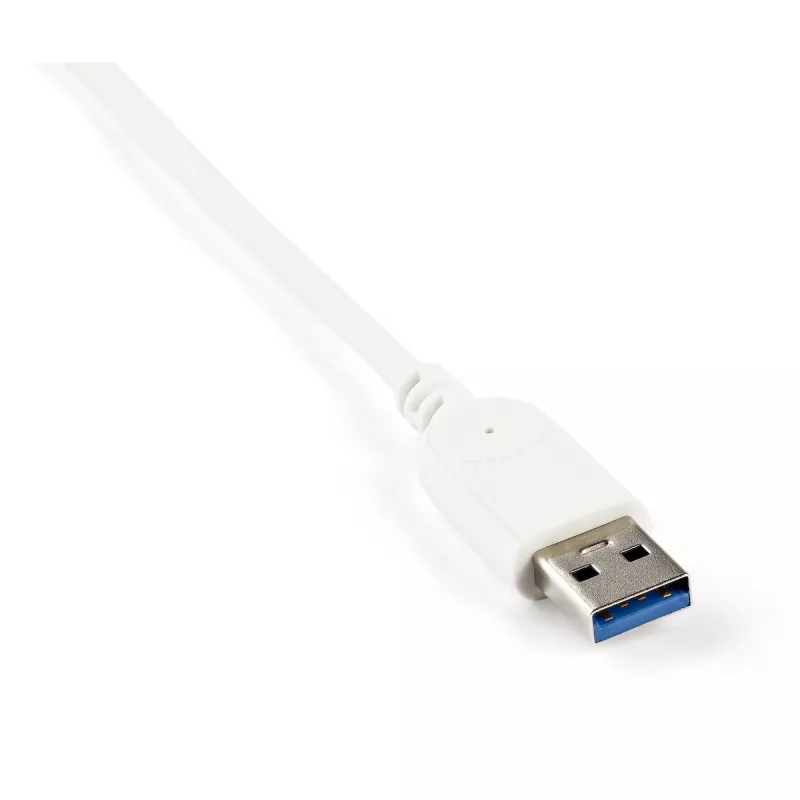 StarTech.com 3-pordiline kaasaskantav USB 3.0 jaotur ja Gigabit Ethernet - sisseehitatud kaabel~3-pordiline kaasaskantav USB 3.0 jaotur ja Gigabit Ethernet - 5 Gbps - sisseehitatud kaabel