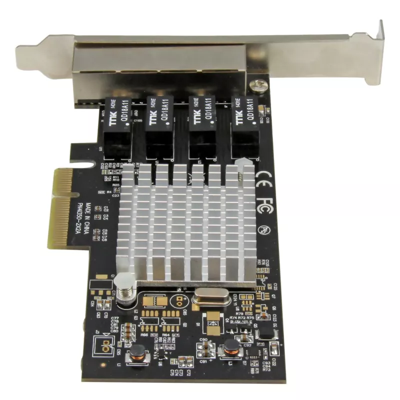 StarTech.com 4-pordine Gigabit Ethernet võrgukaart - PCI Express, Intel I350 NIC